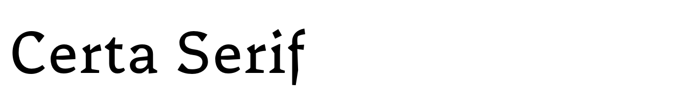 Certa Serif